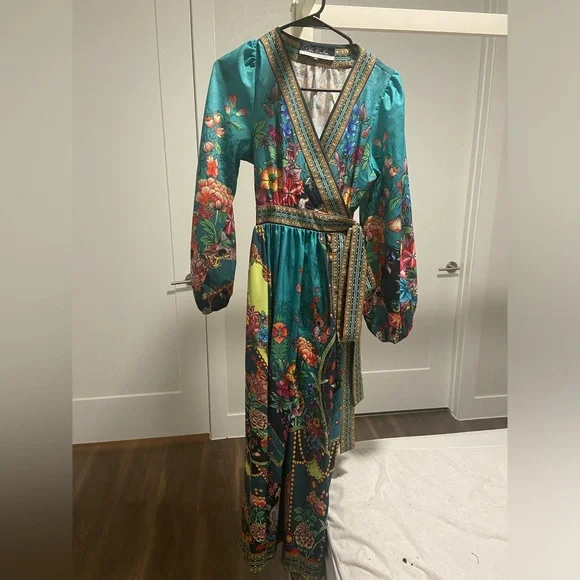 Dalia Mc Phee Women’s Floral Wrap Size M - Picture 6 of 8